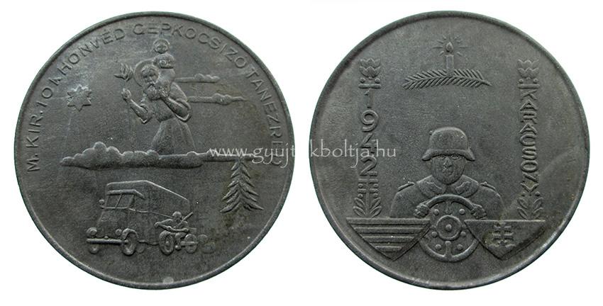 Magyar Kir�lyi 101. Honv�d G�pkocsiz� Tanezred 1942 Kar�csony